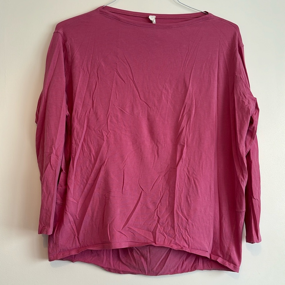Lululemon Boxy Long Sleeve Tee Size 4